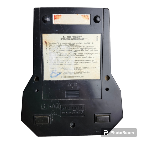 RARE Vintage SEGA COLECO 1981 Frogger Tabletop Mini Arcade Game  Tested - Picture 9 of 15